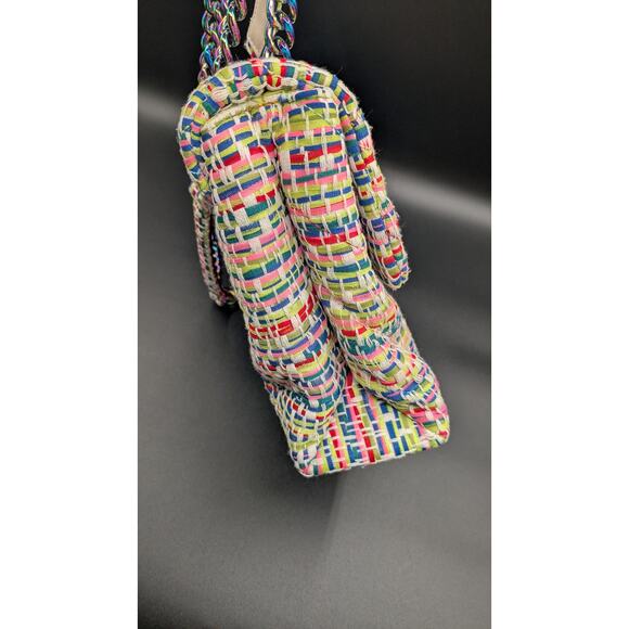 Kurt Geiger London Large Tweed Kensington Woven Purse - Picture 11 of 14